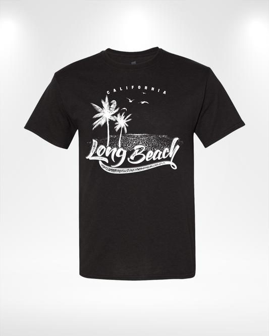 Long Beach Night Beach T-Shirt